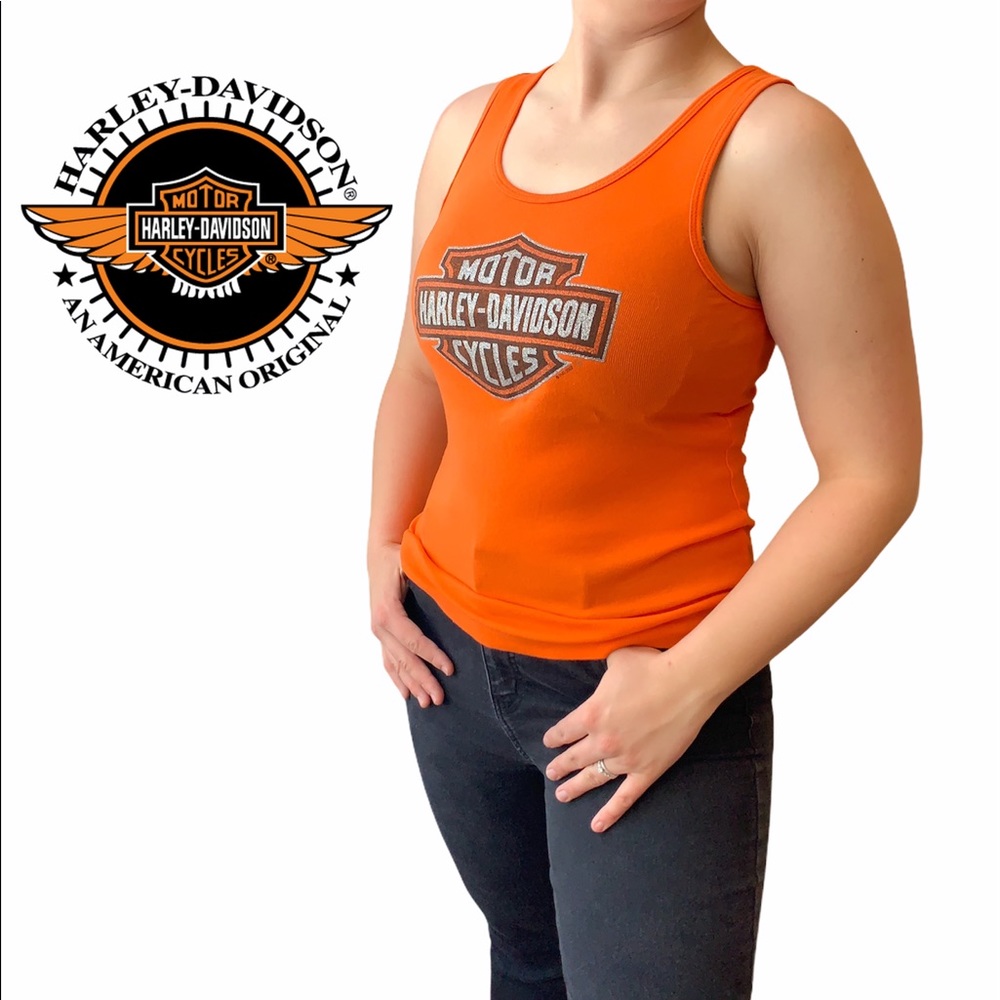 HARLEY-DAVIDSON Motor Cycles Biker Tank Top Large
